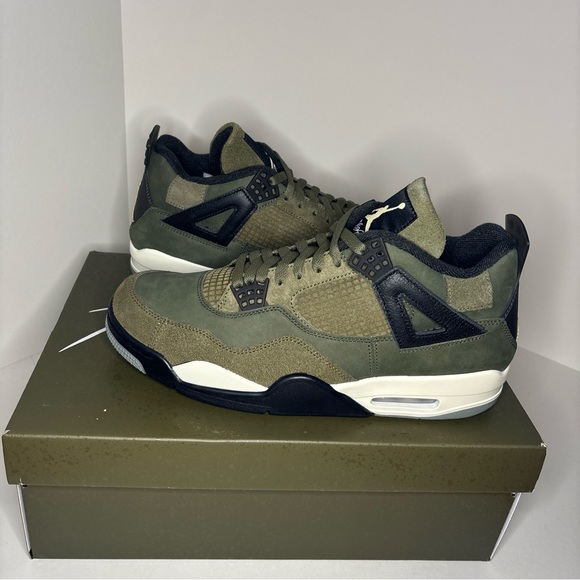 Jordan 4 SE Retro Low Craft “Olive” Men 11.5